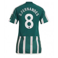 Manchester United Bruno Fernandes #8 Replica Away Shirt Ladies 2023-24 Short Sleeve